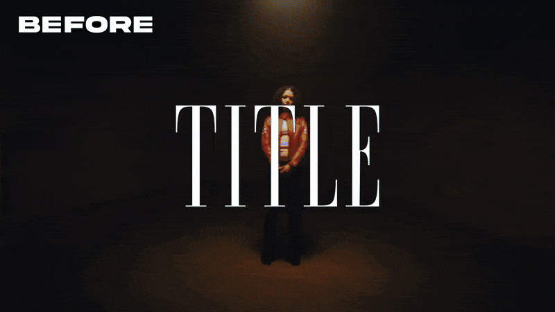 3D TITLE PRESETS