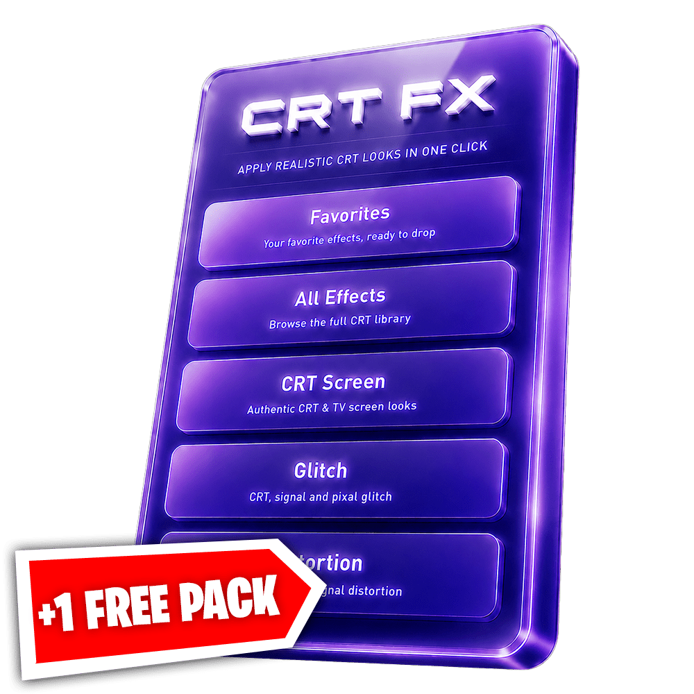 CRT FX - Editing Visuals
