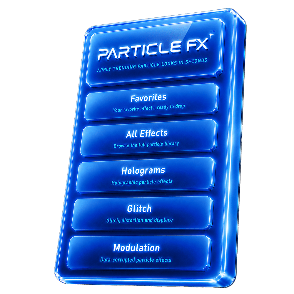 PARTICLE FX - Editing Visuals