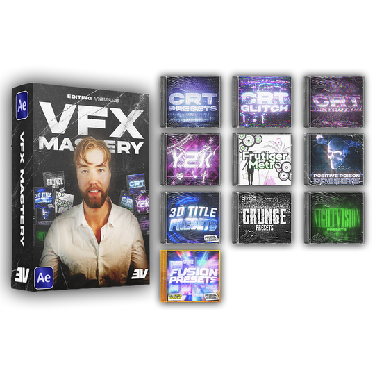 The Editing Visuals VFX Mastery Course + ALL IN ONE BUNDLE!
